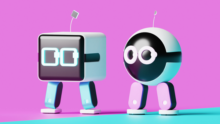 Персонажи игры "Biped"