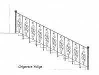 Лестничное ограждение