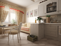 Neoclassical apartment  kitchen 2