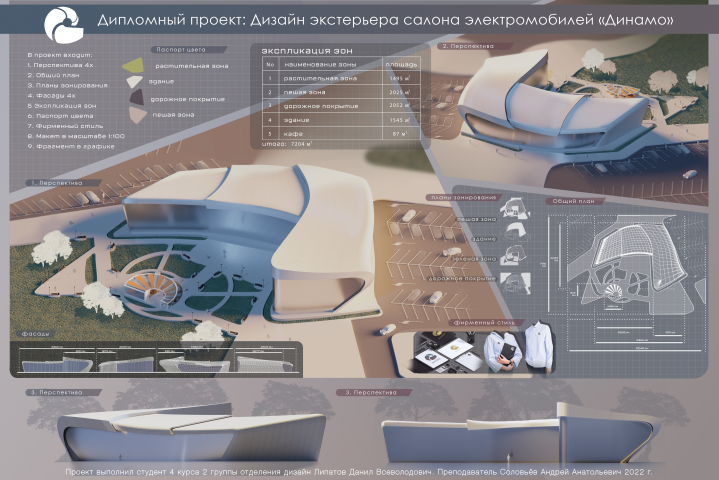 концепт - дизайн автосалона