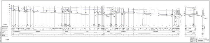 Профиль сети дождевой канализации