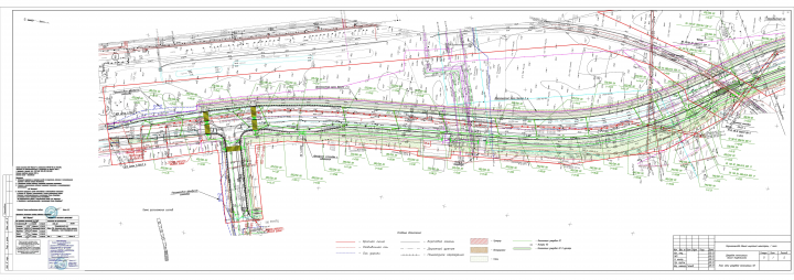 План сети дождевой канализации