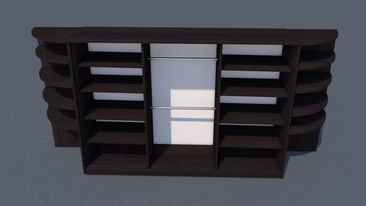 3D визуализация шкафа