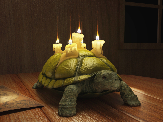 Tortuga candles