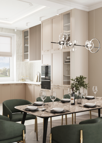 Визуализация интерьера кухни