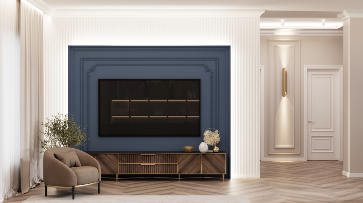 Визуализация гостиной