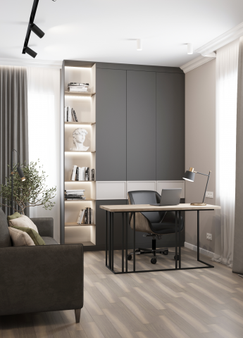 Дизайн интерьера кабинета