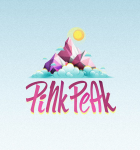 Pink Peak logo.