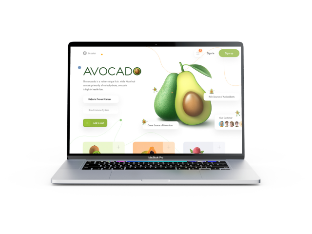 Разработка сайта "AVOCADO"