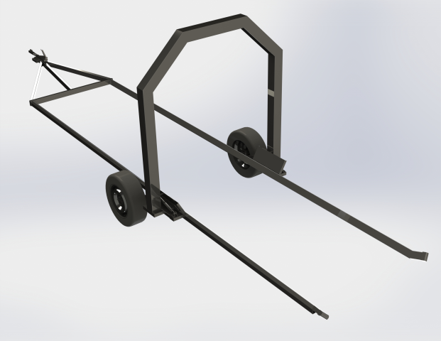 Разработка прицепа для перевозки сена
