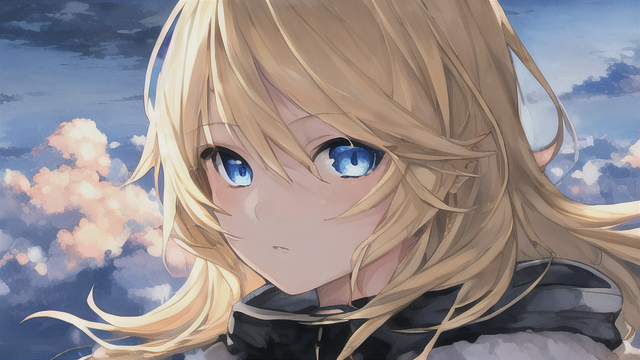 Светловолосая девочка