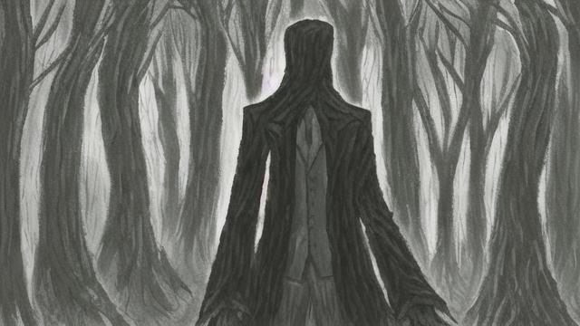 Призрак в тёмном лесу