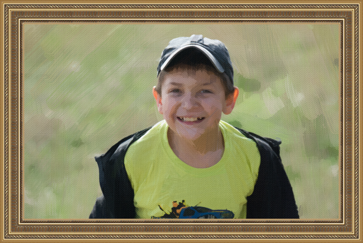 Портрет под картину маслом