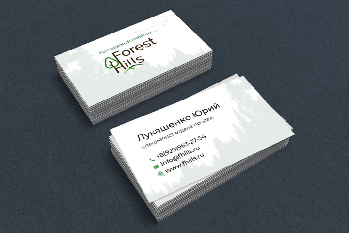 Коттеджный поселок Forest Hills визитки