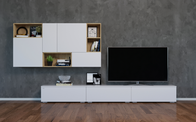 Визуализация мебели для гостиной