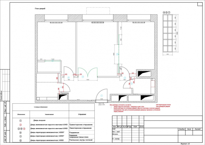 квартира 2020-2021 проект для ознакомления чертежи