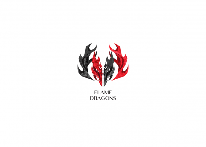 Logo type "Flame Dragons"