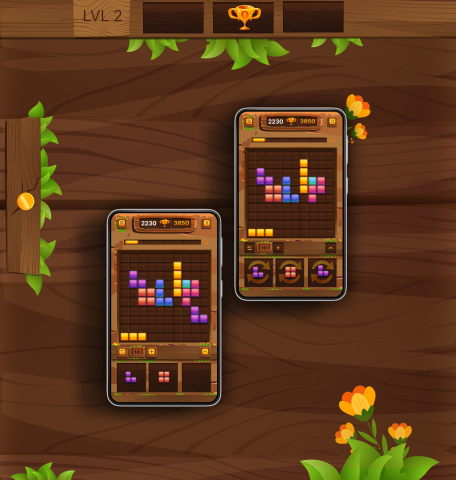 Дизайн мобильной игры (интерфэйс)