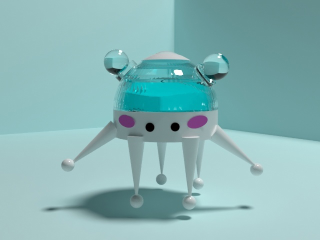 3Д модель робота- увлажнителя воздуха (заказ)