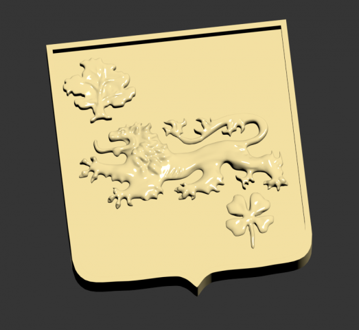 3д модель вставки кольца