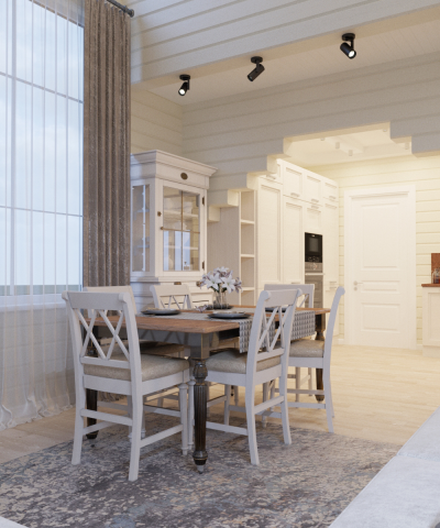 Коттедж из клеенного бруса