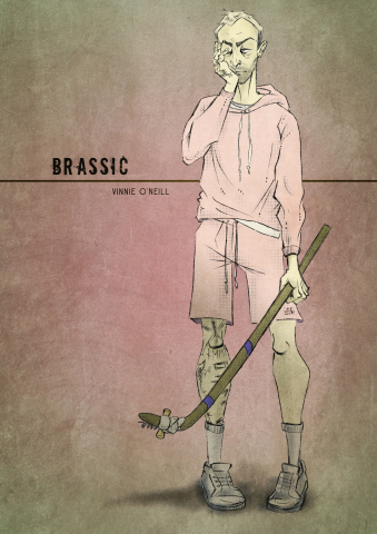 Фанарт к сериалу Brassic (Голяк)