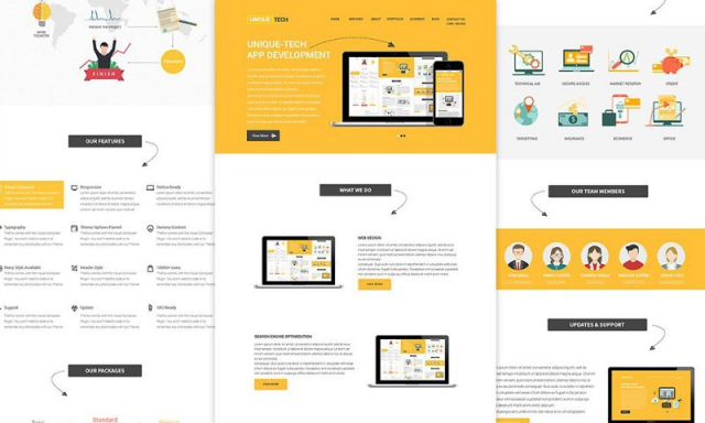 Дизайн сайта app компании