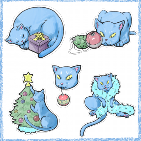 Стикеры с котом Матвеем