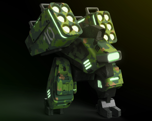 Робот в ZBrush
