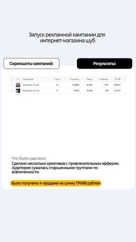 Запуск кампаний для магазина шуб 4