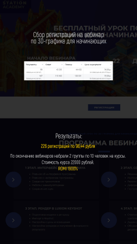 Запуск кампаний на вебинары по графике 2