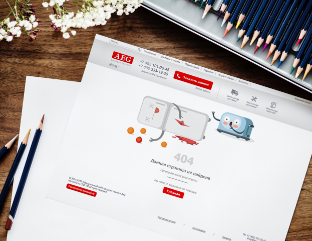 404 сайт AEG