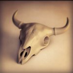 моделинг черепа и виз