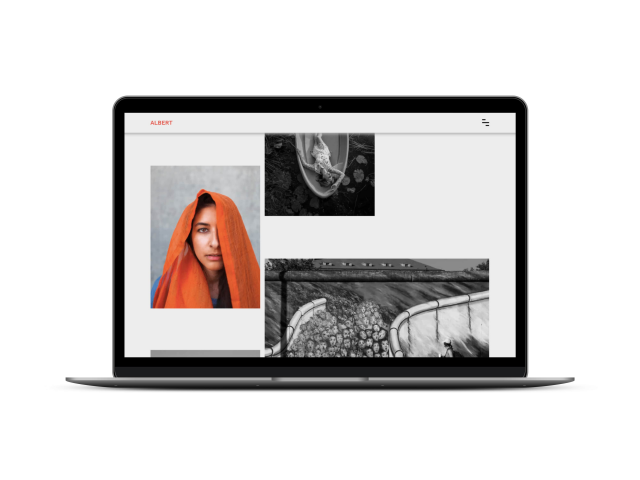 Сайт портфолио фотографа
