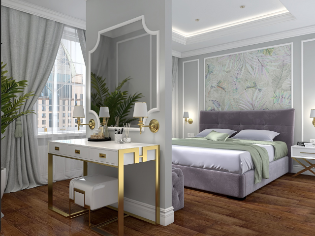 Дизайн квартиры в стиле неоклассика