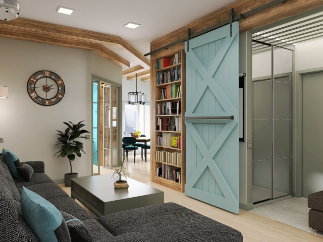 Двухкомнатная квартира для семьи с двумя детьми