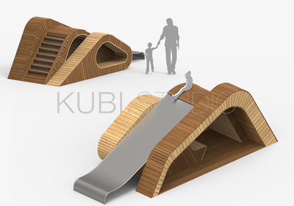 Стильная детская горка