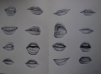 lips' sketch