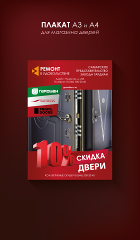 Плакат Двери РВУ