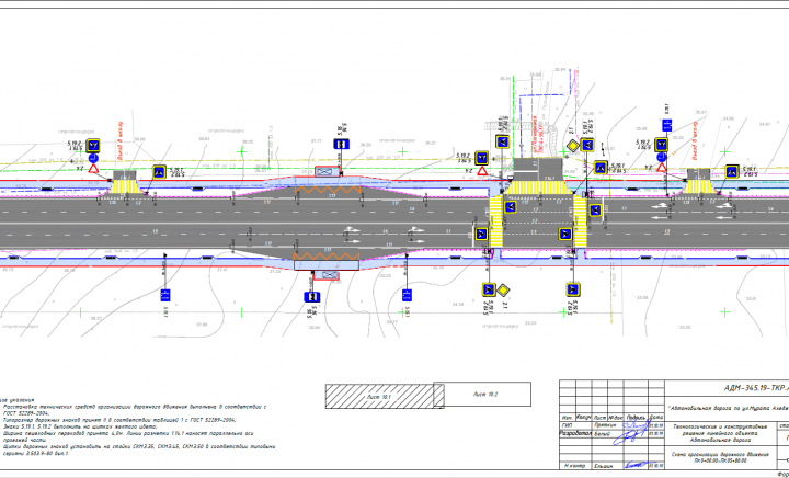 Магистральная улица в г.Новороссийске