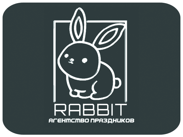Логотип event агентства "RABBIT"