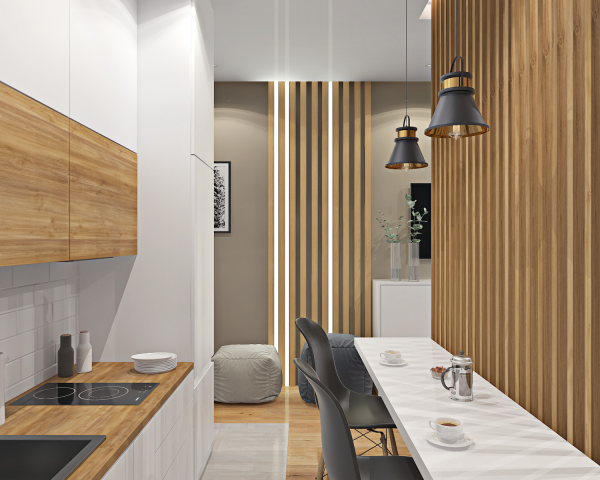 Дизайн-проект однокомнатной квартиры  г. Сочи