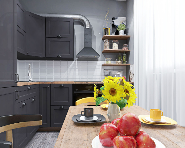 Дизайн-проект однокомнатной квартиры 40 кв.м. г. Москва