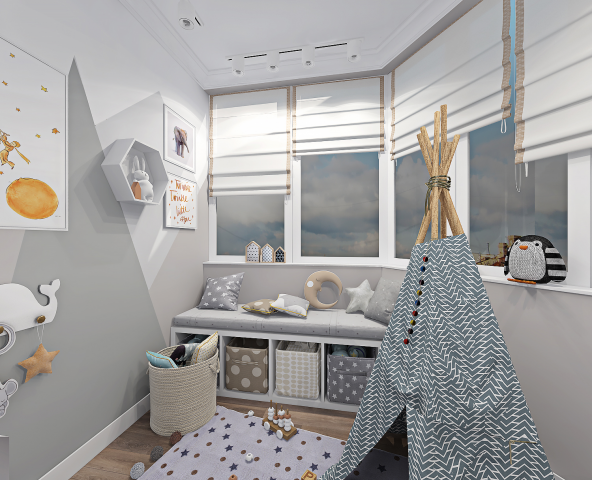 ДИЗАЙН ИГРОВОЙ КОМНАТЫ г. Москва