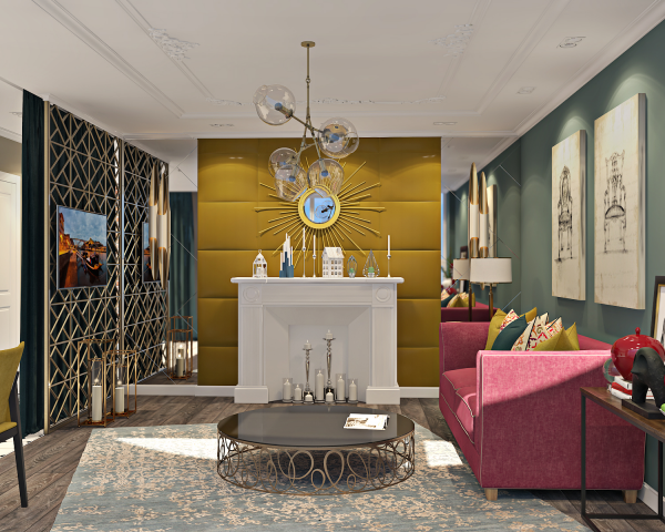 Дизайн квартиры 64 кв. м. в стиле Фьюжн. г. Саратов