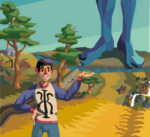 Иллюстрация к мультфильму.