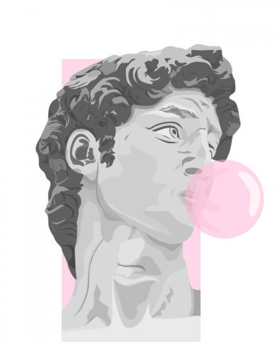 Иллюстрация по реальному бюсту