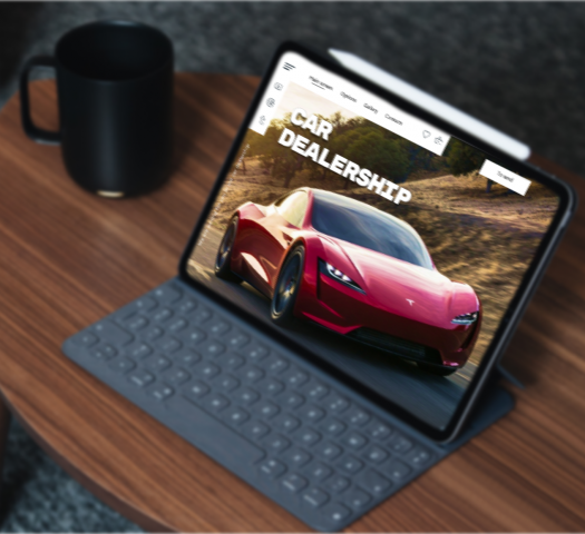 Landing Page car dealership