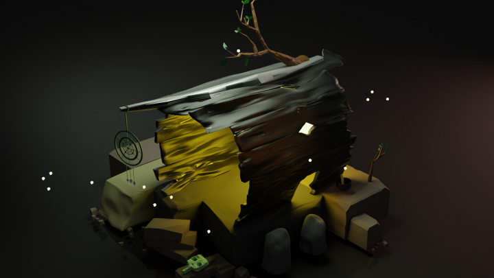 3D  обьект в программе Blender