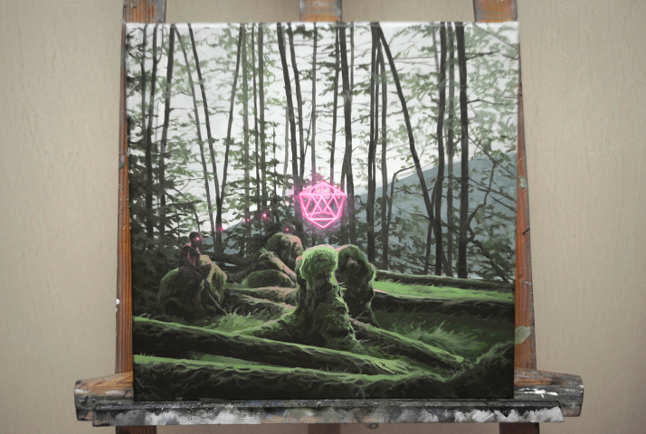 Картина. Пейзаж ,сюрреализм.